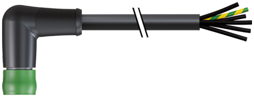 MQ15 female 270° with cable type 2 